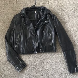 Free People Pleather Jacket